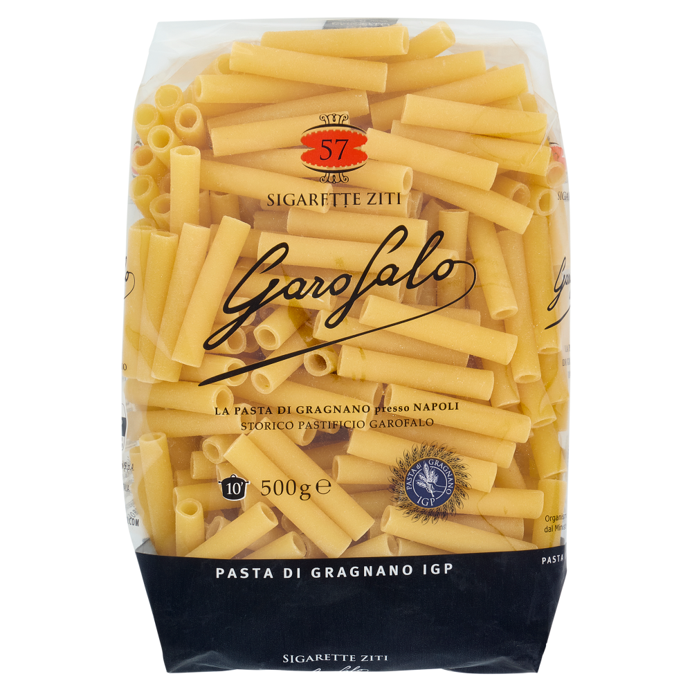 Garofalo Sigarette Ziti 57 Pasta di Gragnano IGP 500 g