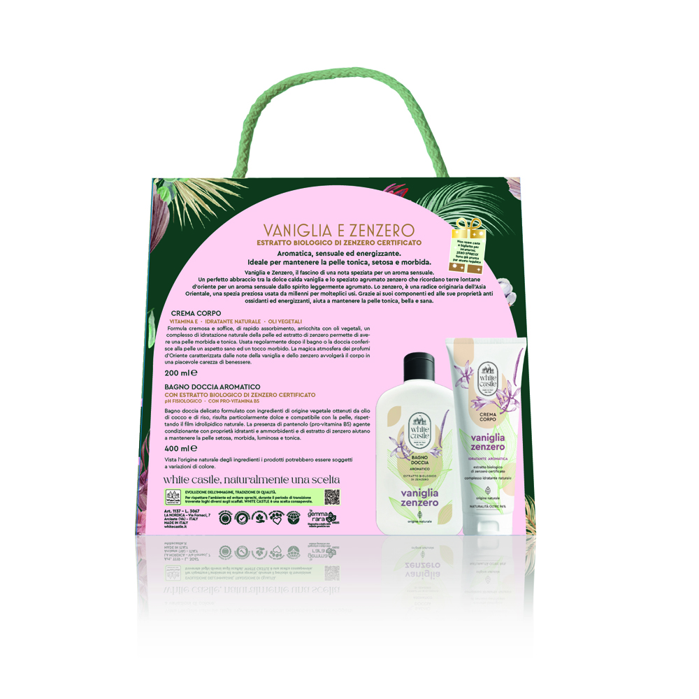Confezione vaniglia e zenzero