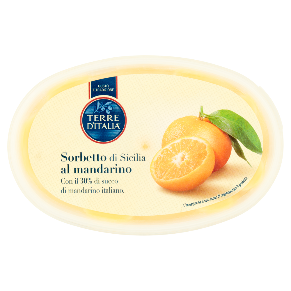 Terre d'Italia Sorbetto di Sicilia al mandarino 350 g
