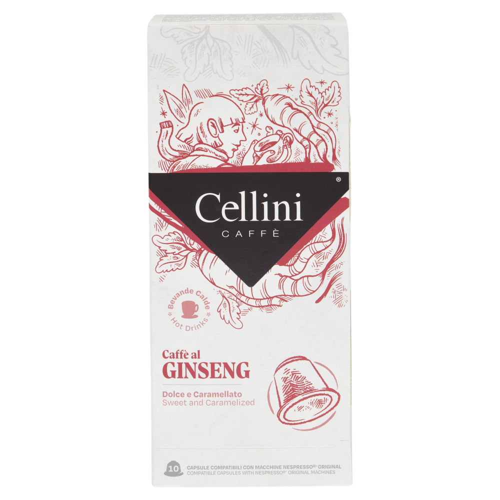 Cellini Caffè Caffè al Ginseng 10 x 7 g