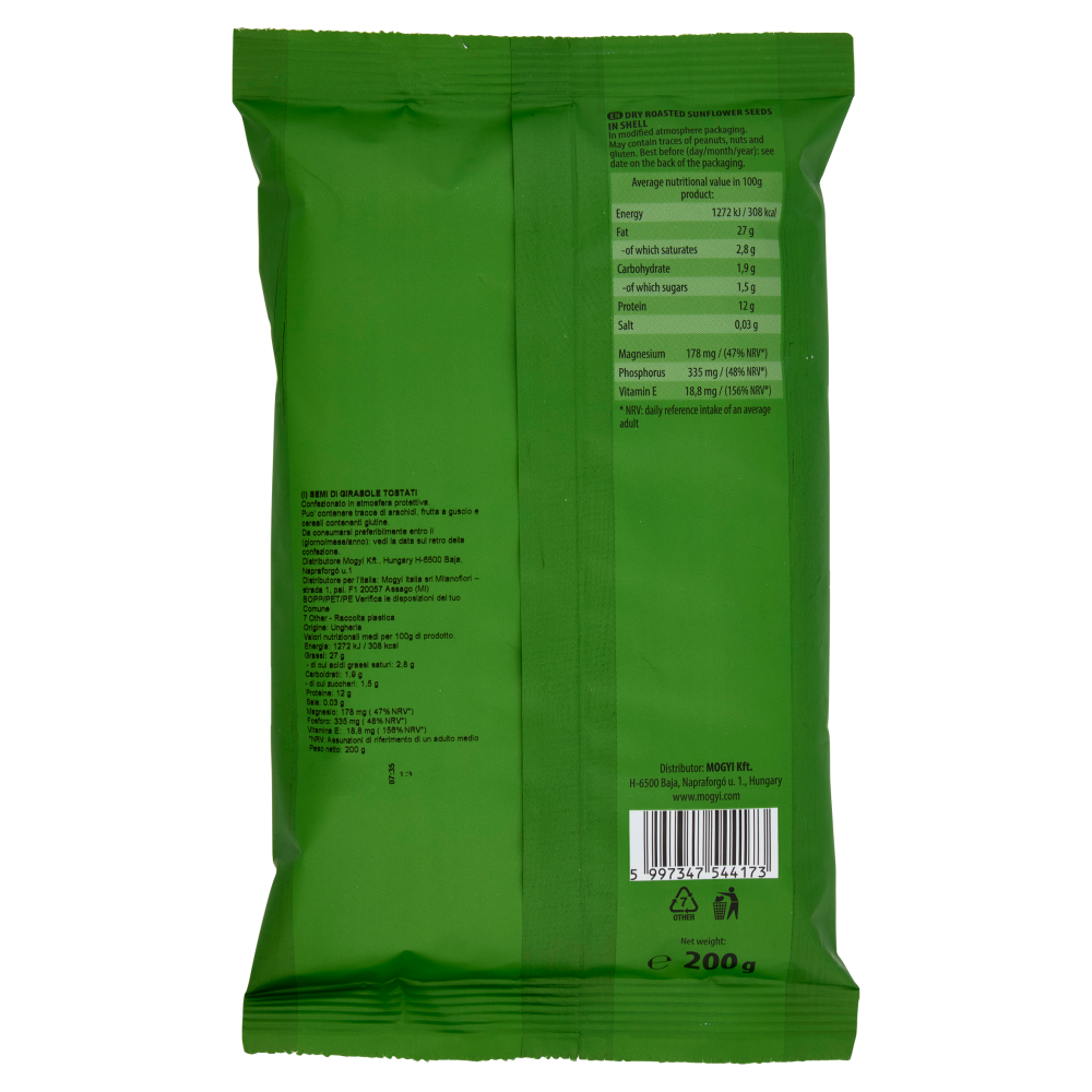 mogyi Sunflower Seeds Roasted 200 g