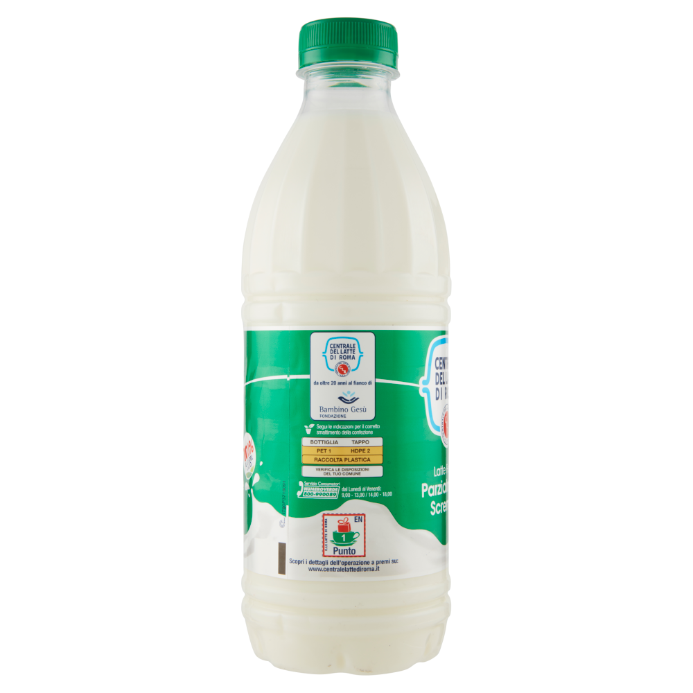 Centrale del Latte di Roma Latte Fresco Parzialmente Scremato 1000 ml