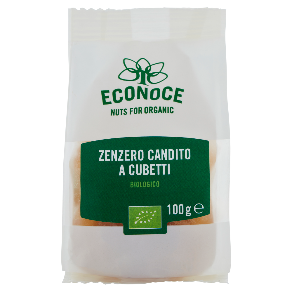 Econoce Zenzero Candito a Cubetti Biologico 100 g