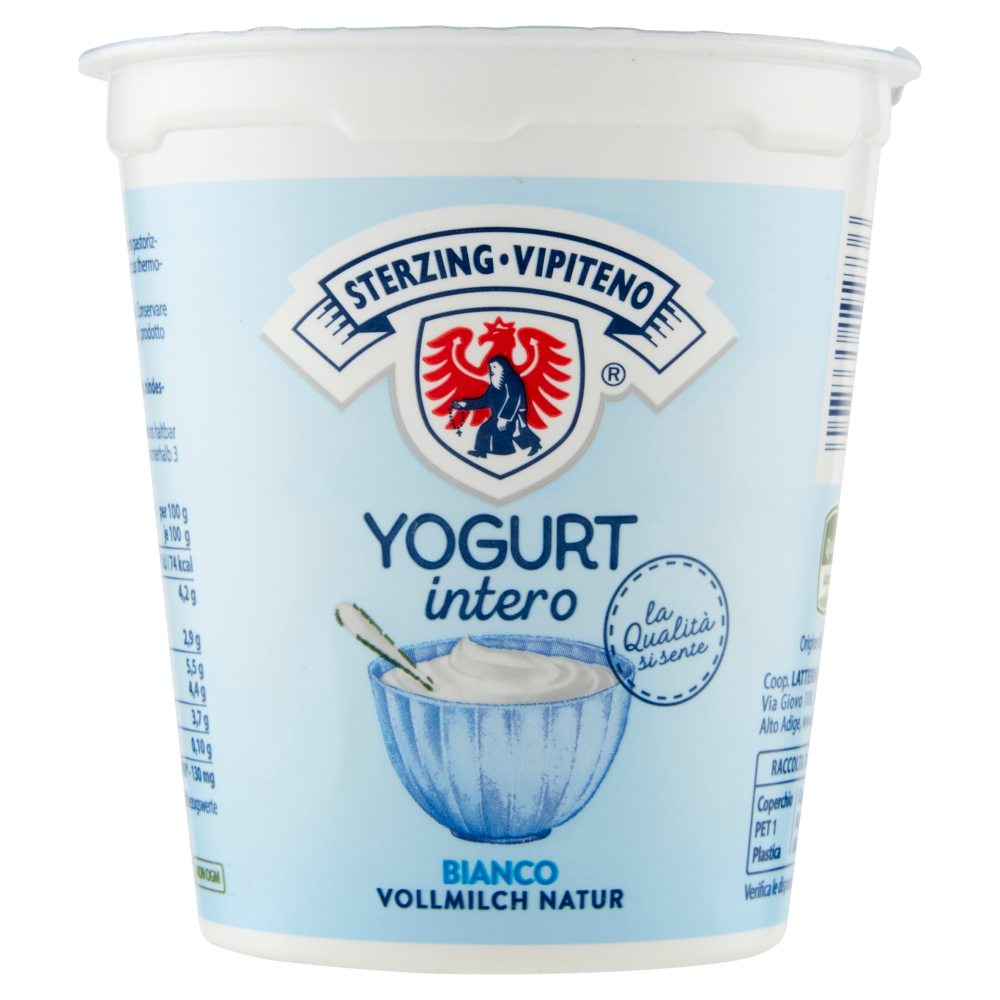 Sterzing Vipiteno Yogurt intero Bianco 400 g