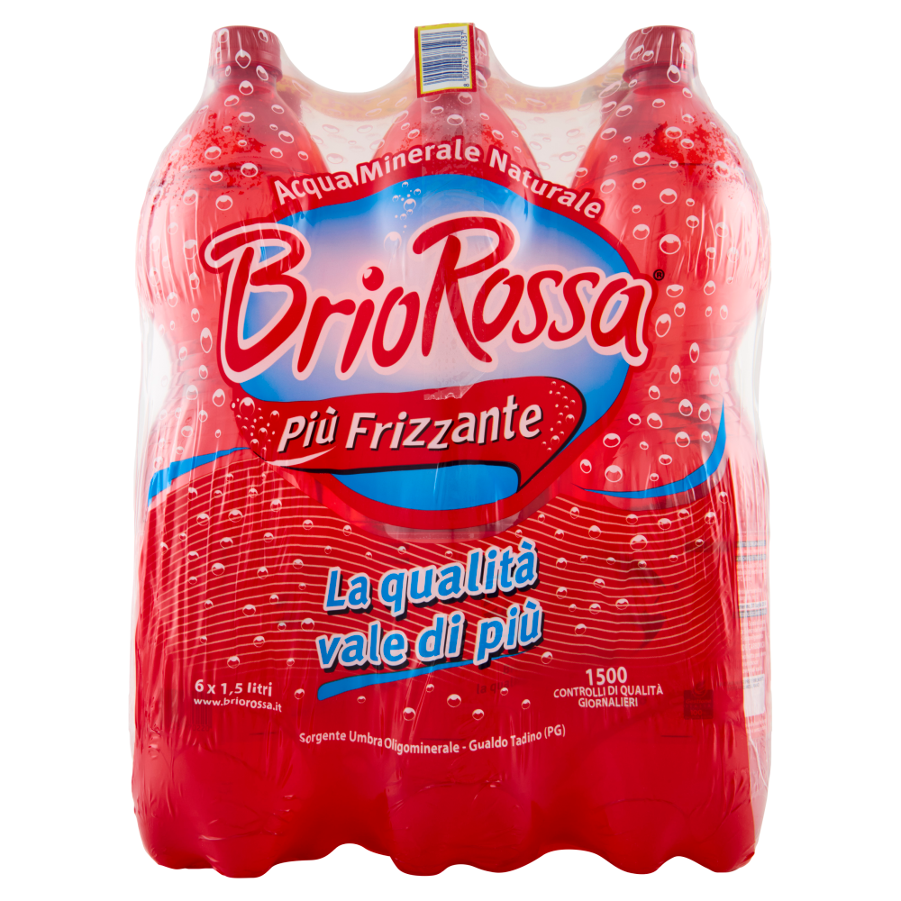 Brio Rossa Più Frizzante Gualdo Tadino 6 x 1,5 litri