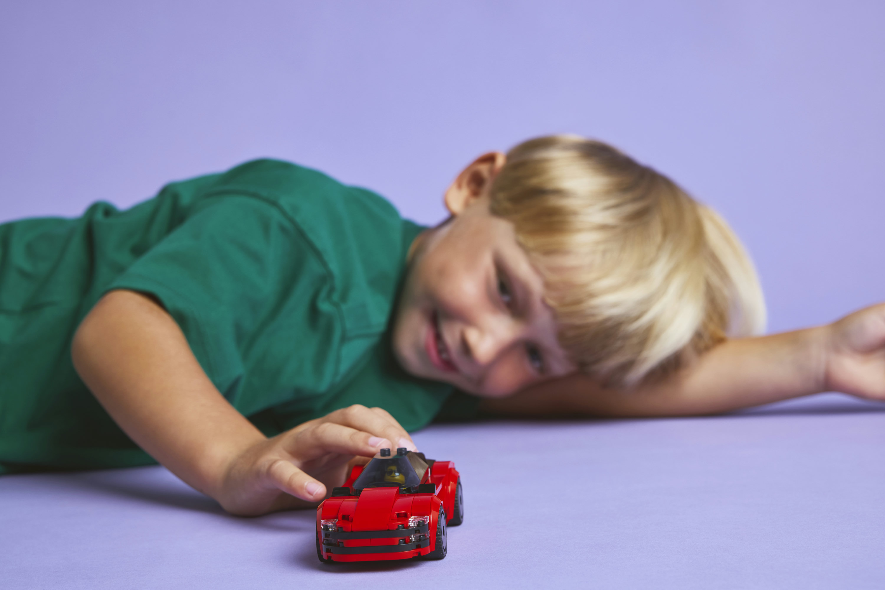 LEGO City 60448 Auto Sportiva Rossa - Macchina Giocattolo, Giochi Educativi per Bambini 5+, Regalo con Minifigure e Accessori