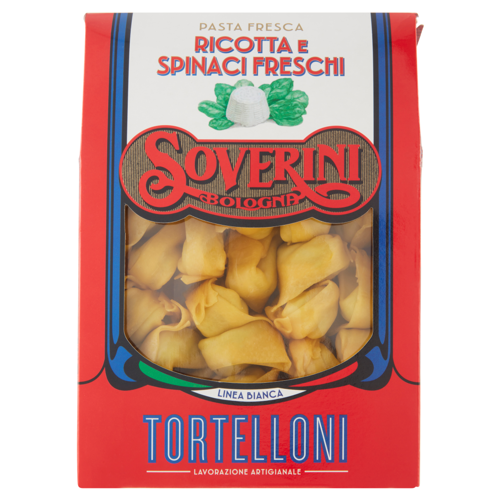 Soverini Tortelloni Ricotta e Spinaci Freschi 250 g