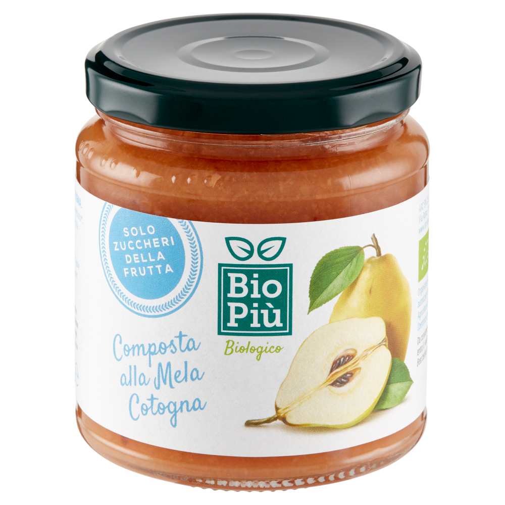Bio Pi&ugrave; Composta alla Mela Cotogna 320 g