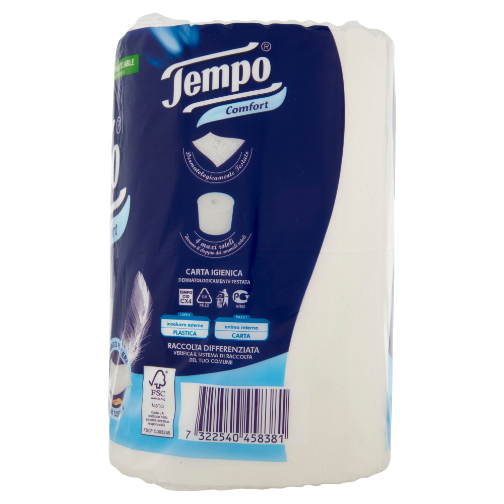Tempo Comfort Maxi Rotoli 4 pz