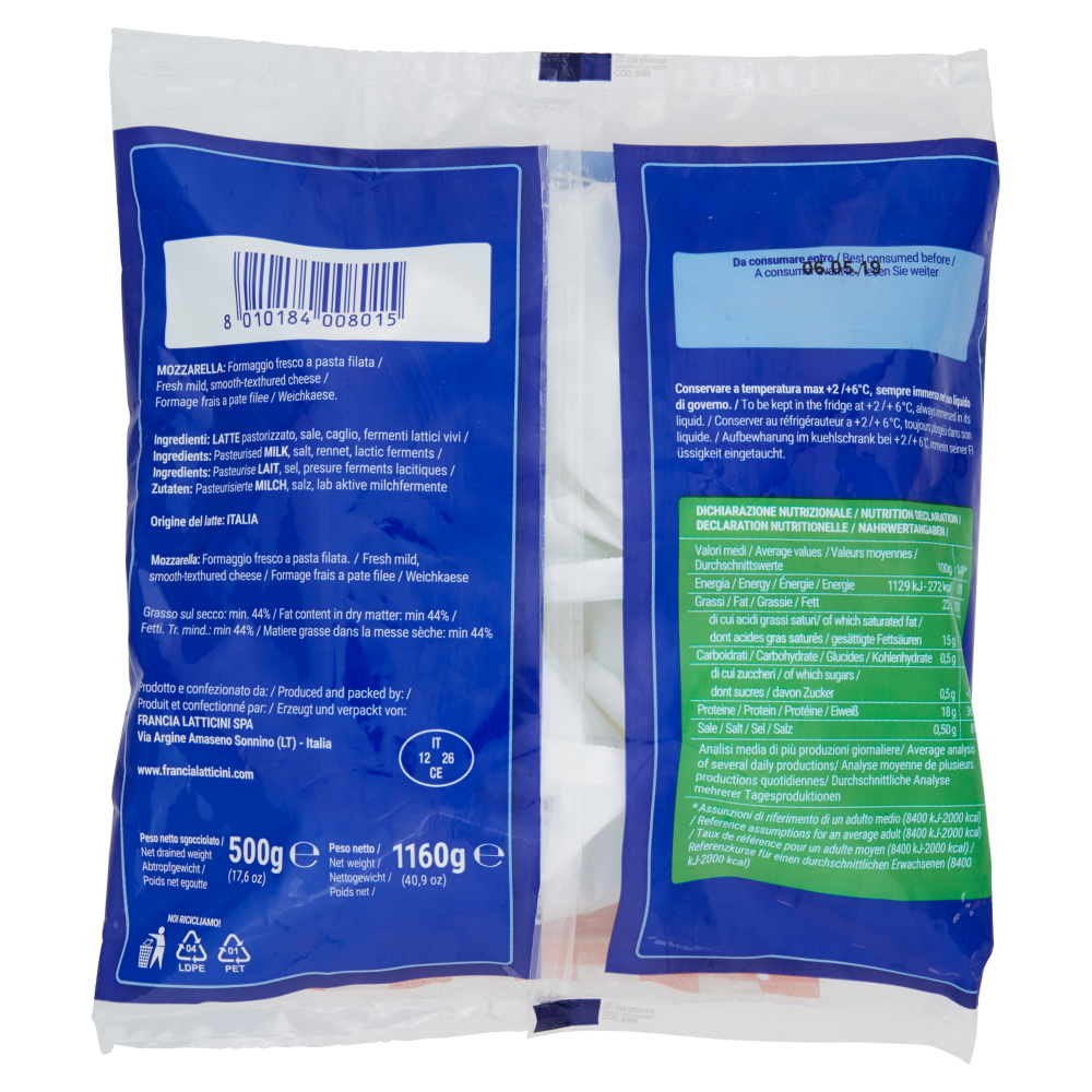 Francia Fiordilatte 4 x 125 g