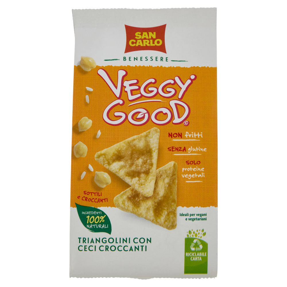 San Carlo Benessere Veggy Good Triangolini con Ceci Croccanti 65 g