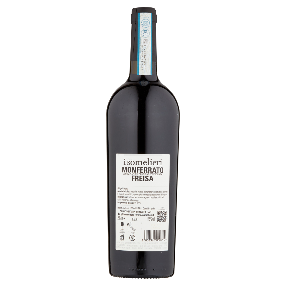 i somelieri Monferrato DOC Freisa Prima Donna 750 ml