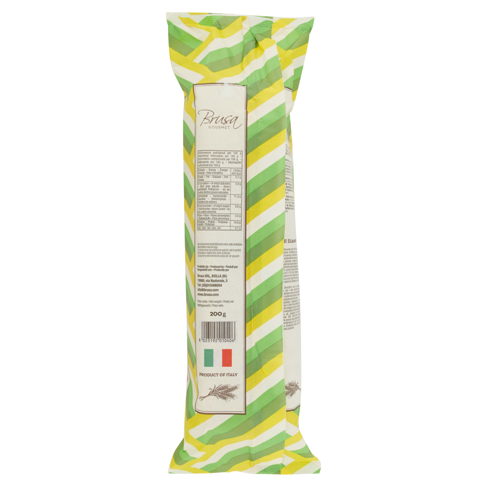 Brusa Grissini Artigianali Piemontesi Stirati a Mano 200 g