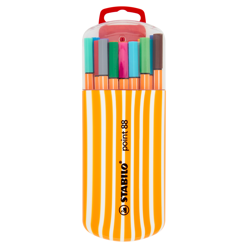 STABILO point 88 penna fineliner - astuccio Zebrui da 20 pz. 