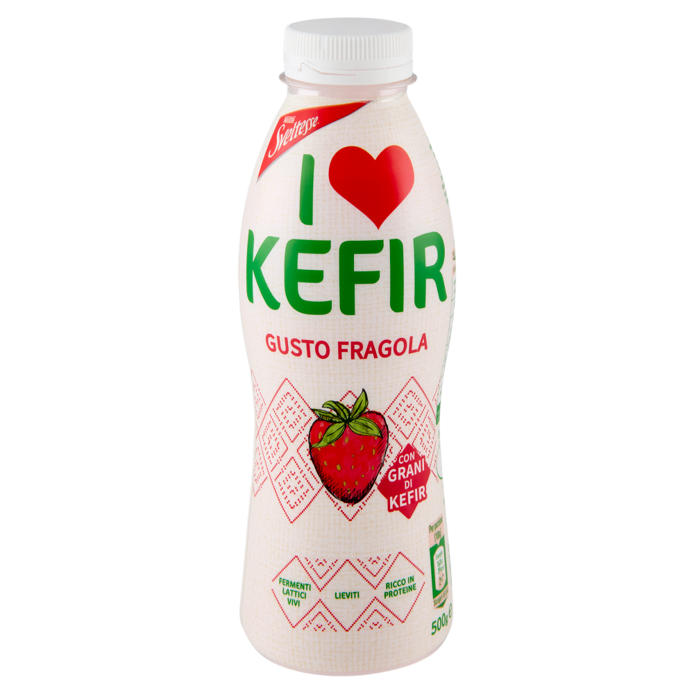 SVELTESSE I Love Kefir Gusto Fragola 500 g