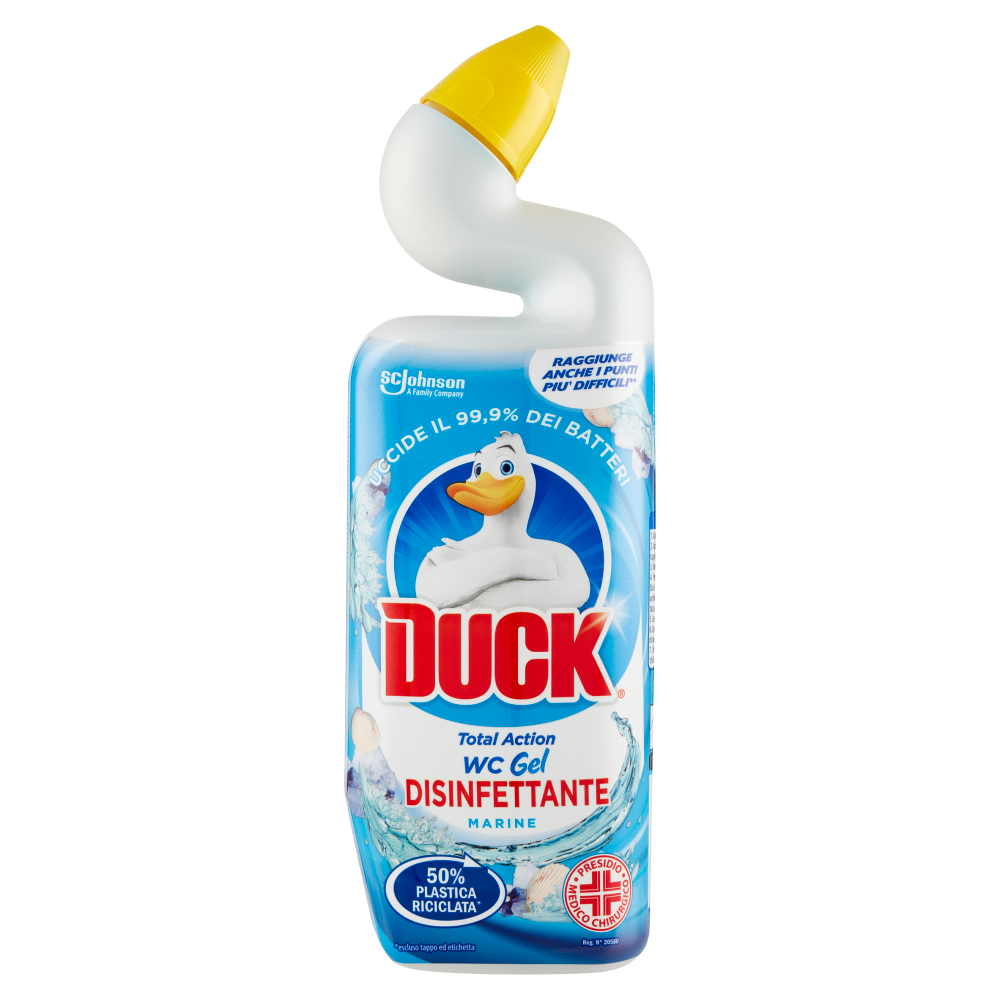 Duck WC Gel Disinfettante - Liquido per WC, Fragranza Marine, 750ml