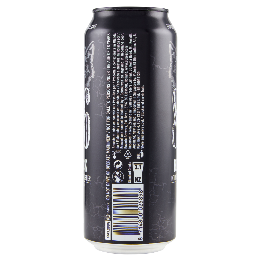 8.6 Black 500 mL