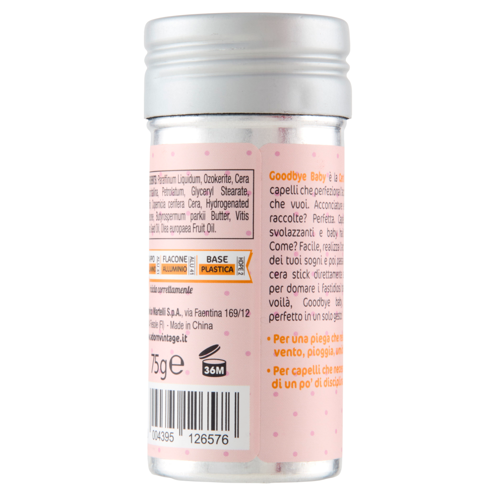 Adorn Styling Hair wax stick Cera per Capelli Goodbye Baby 75 g