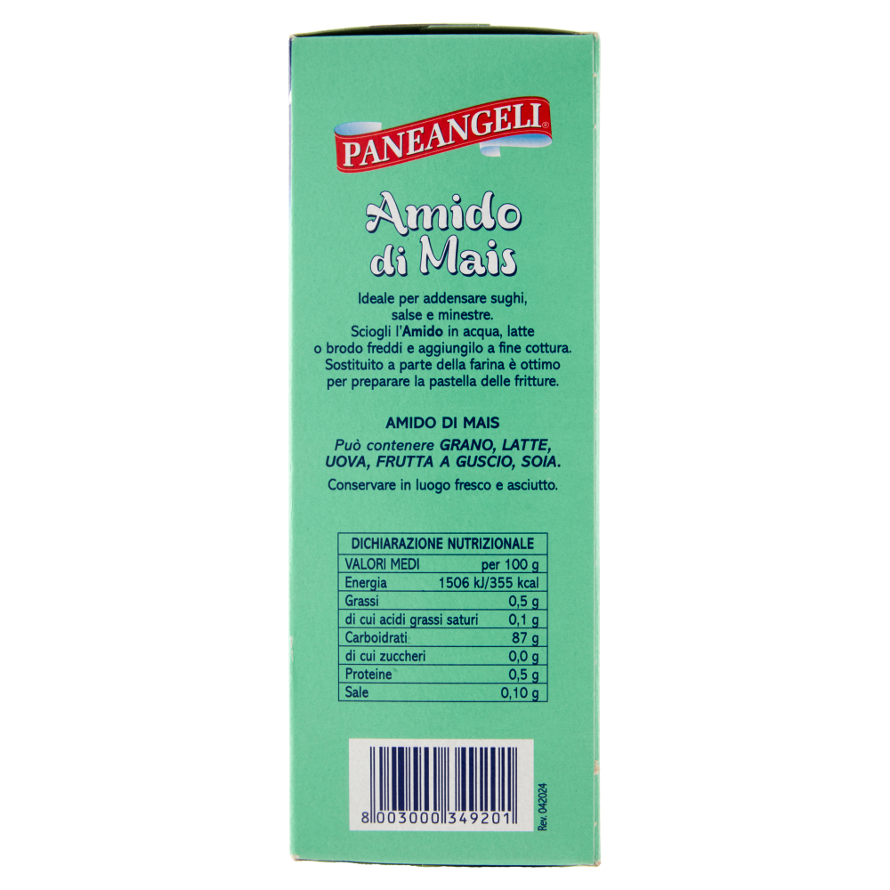 PANEANGELI Amido di Mais 250 g