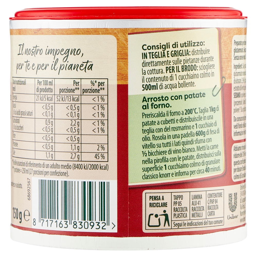 Knorr Brodo Granulare Classico 150 g