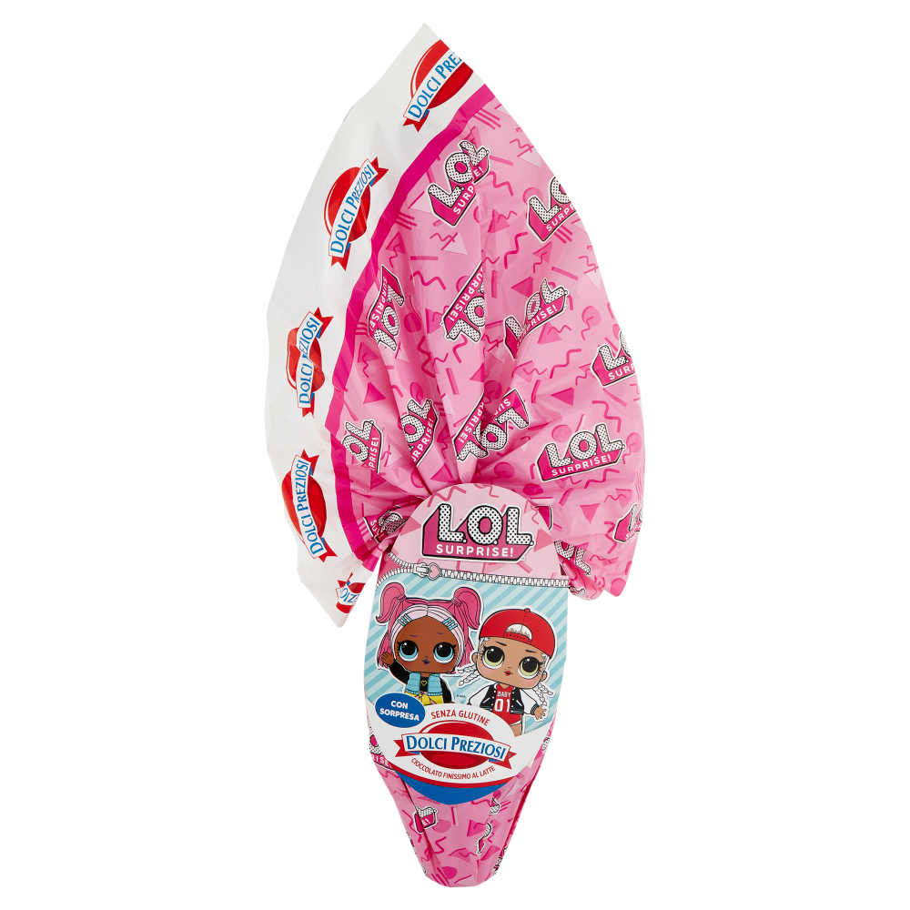 Dolci Preziosi Uovo di Cioccolato Finissimo al Latte L.O.L. Surprise! 150 g