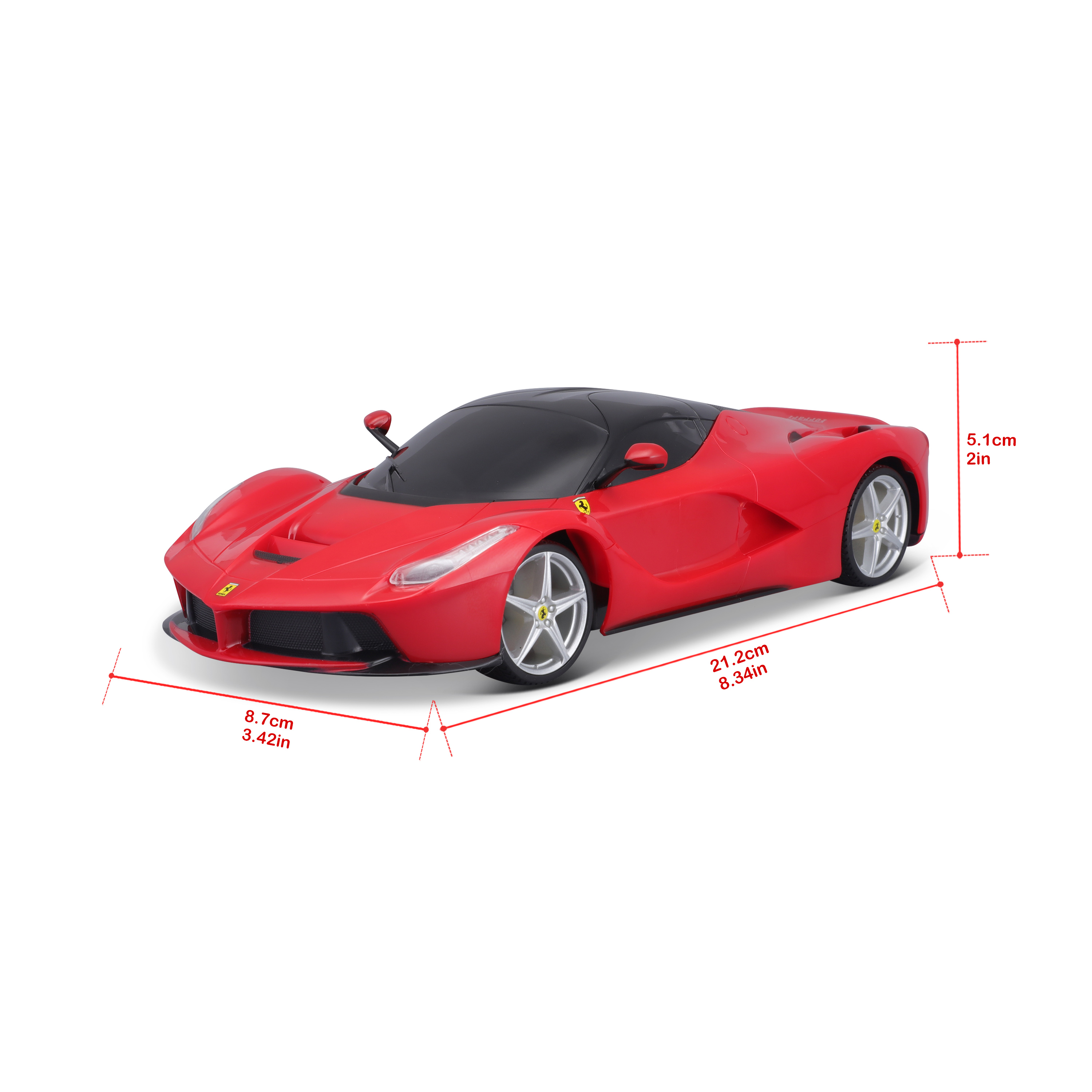 Maisto Co-Pack RC Ferrari 1:24 + Auto Ferrari DieCast 1:43