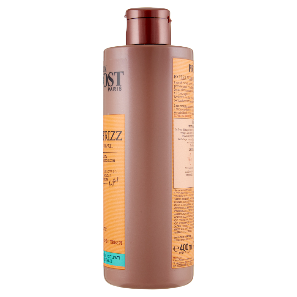 Franck Provost Expert Nutri-Frizz Shampoo Senza Solfati 400 ml