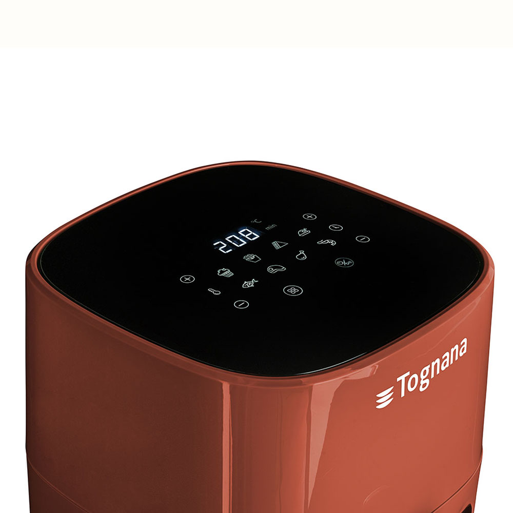 Tognana Porcellane Friggitrice Ad Aria 5,5 L Rosso Mela