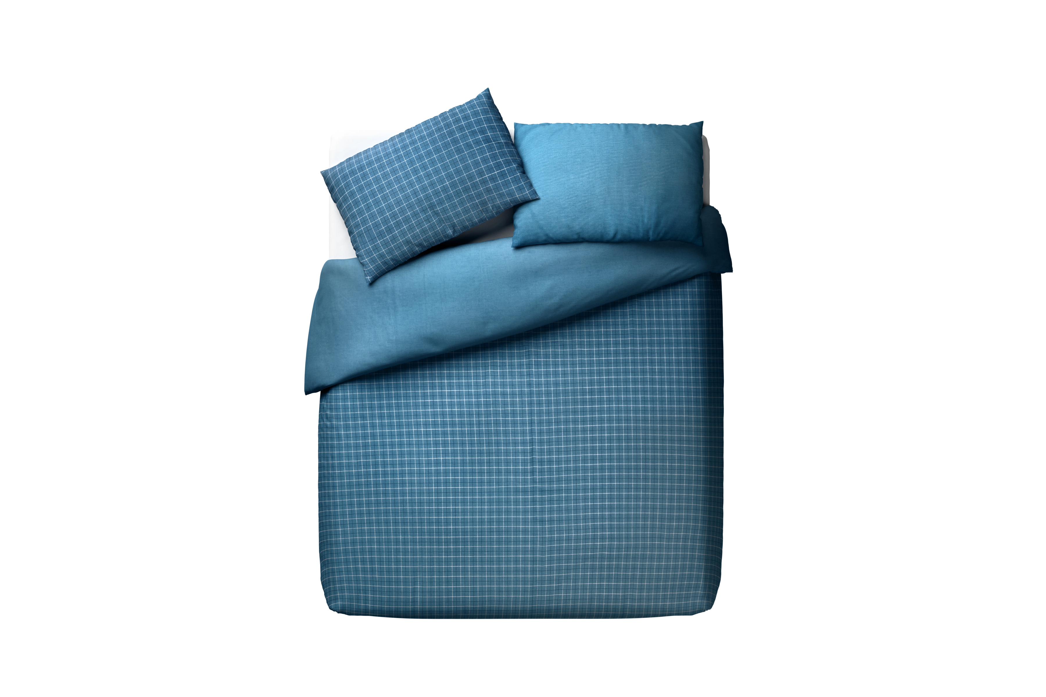 TEX HOME Completo letto matrimoniale e due federe, fantasia Millimeter