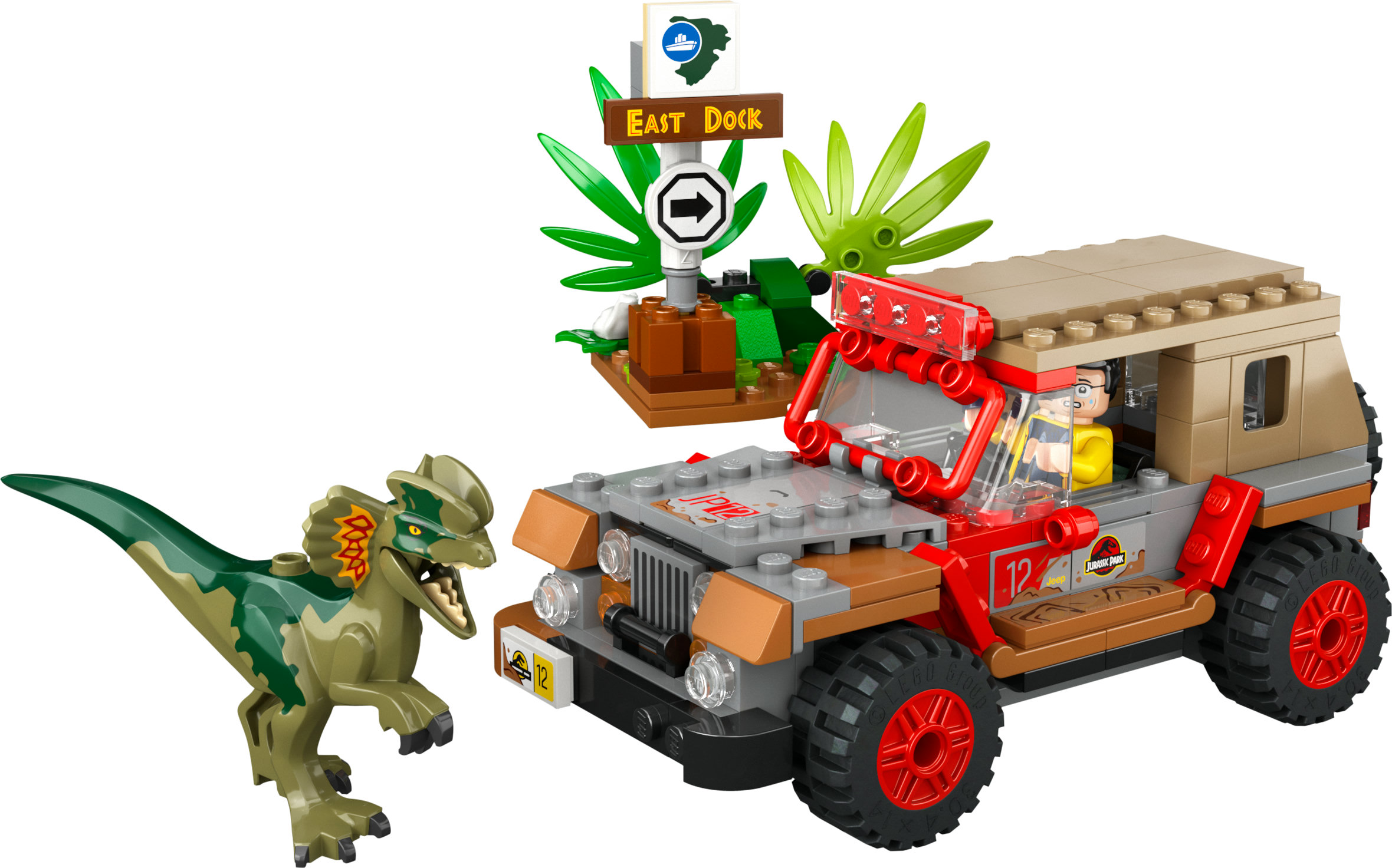 LEGO Jurassic World L&rsquo;agguato del Dilofosauro
