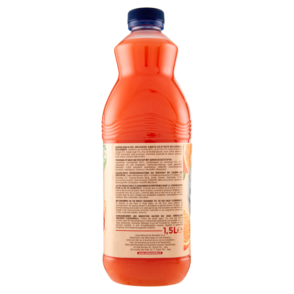 San Benedetto Succoso Arancia e Arancia Rossa 1,5L