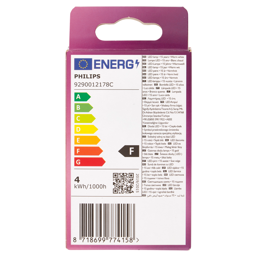 Philips Led faretto in vetro 35W GU10 2700K GU10