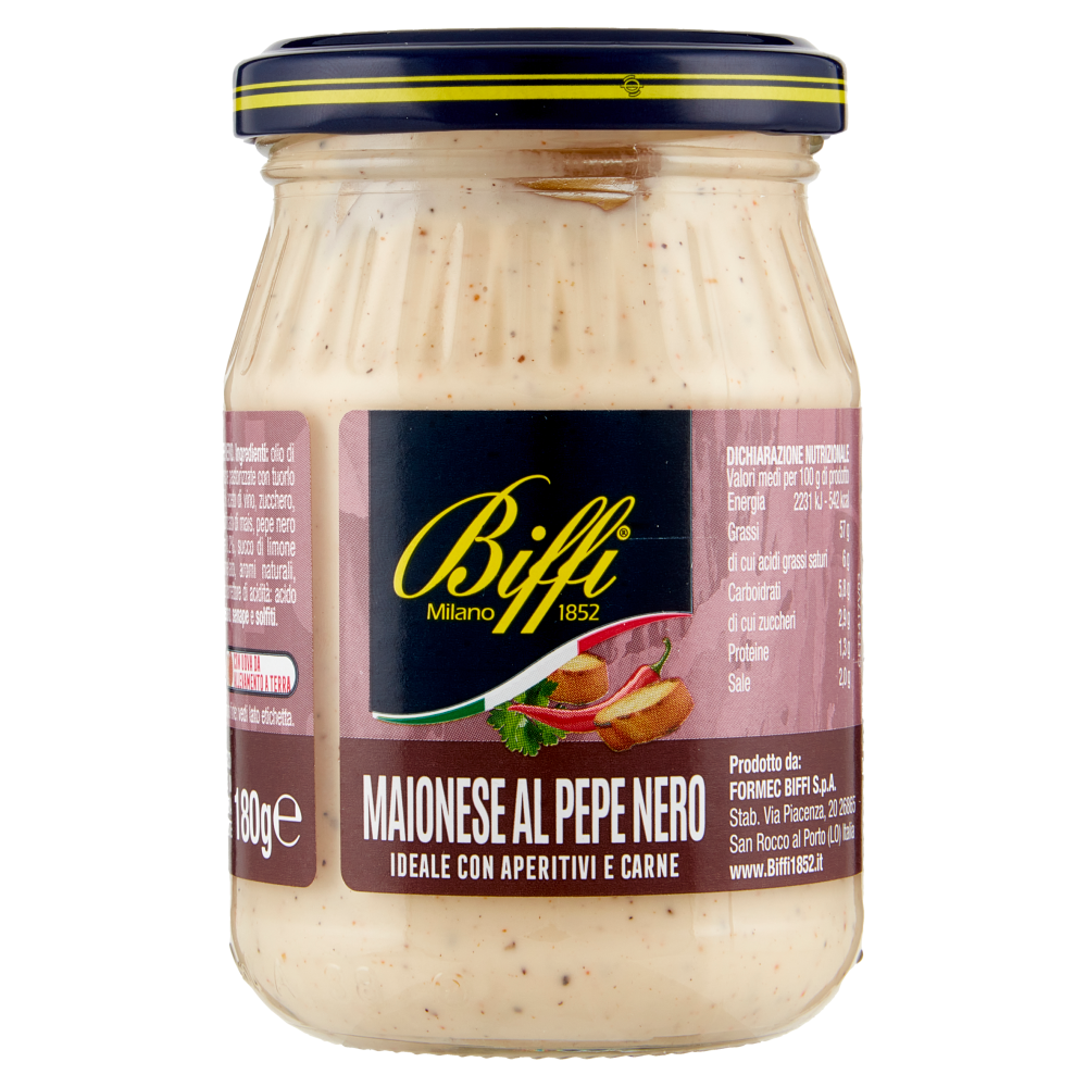 Biffi Maionese al Pepe Nero 180 g