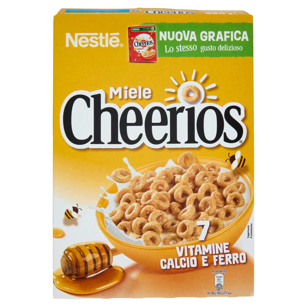 CHEERIOS Cereali Integrali al Miele 330g