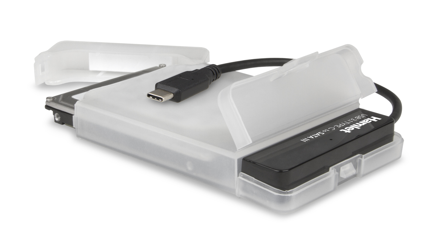 Hamlet Adattatore USB 3.1 Type-C to SATA III per collegare hard disk o unit&agrave; SSD con Serial ATA