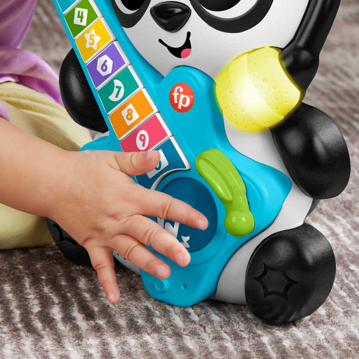 Fisher-Price Link Squad Animal Band Gina La Pandina Impariamo A Contare, Giocattolo Per L'Apprendimento Per Neonati Con Musica E Luci, Versione Italiana