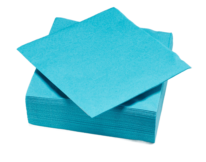 Le Nappage 3616180778010 tovagliolo di carta Cellulosa Turchese 50 pz
