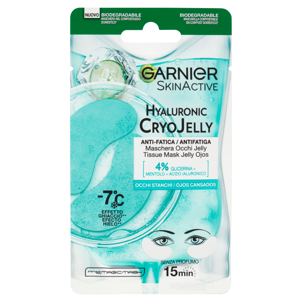 Garnier SkinActive Hyaluronic CryoJelly maschera occhi anti-fatica 5 g