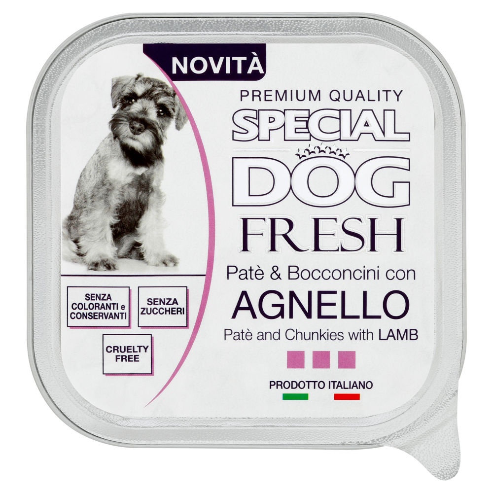 Special Dog Fresh Patè & bocconcini con agnello 150 g