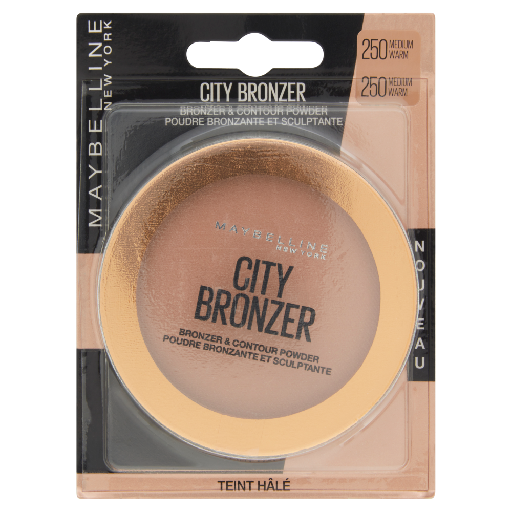 Maybelline New York Terra Abbronzante, Effetto Pelle Baciata dal Sole, 250 Medium Warm