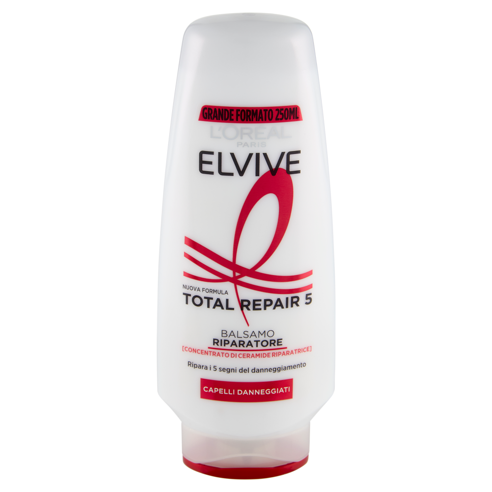 Elvive Total Repair 5 Balsamo Riparatore, per Capelli Danneggiati, 250 ml