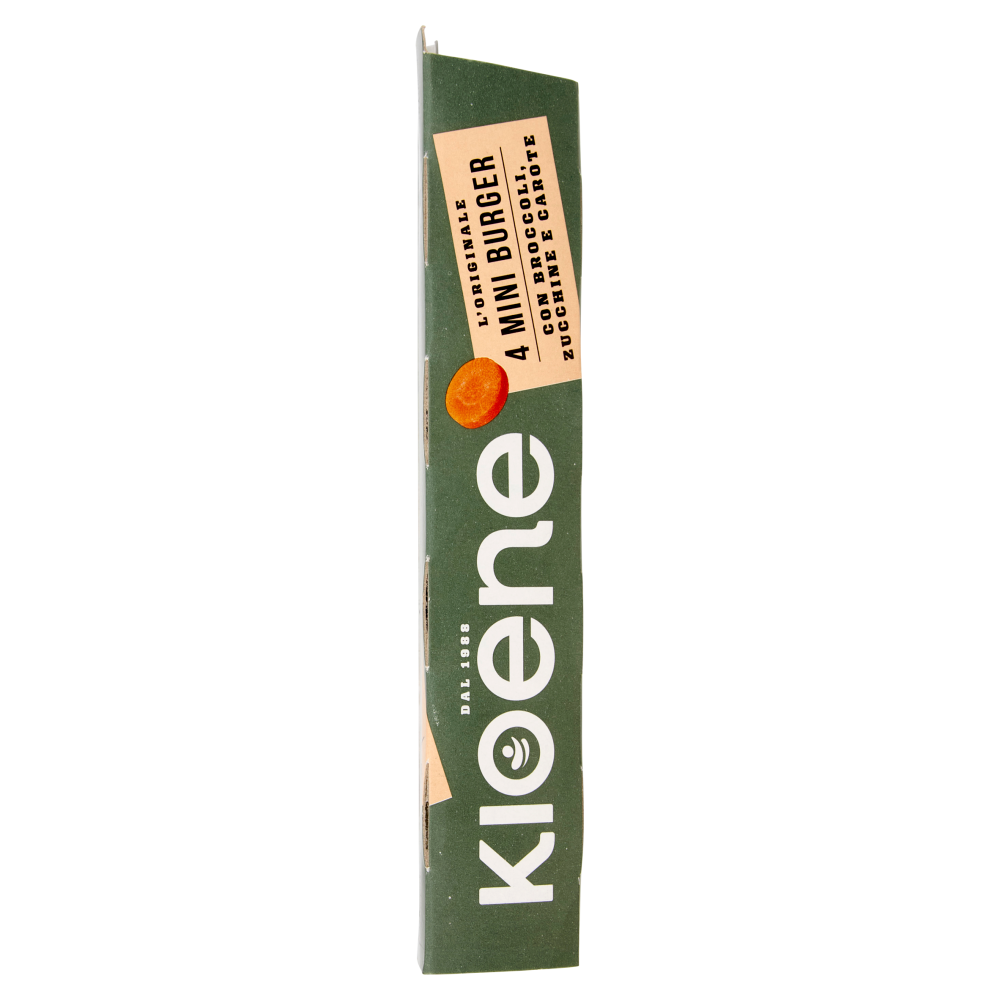 Kioene l'Originale 4 Mini Burger con Broccoli, Zucchine e Carote 200 g