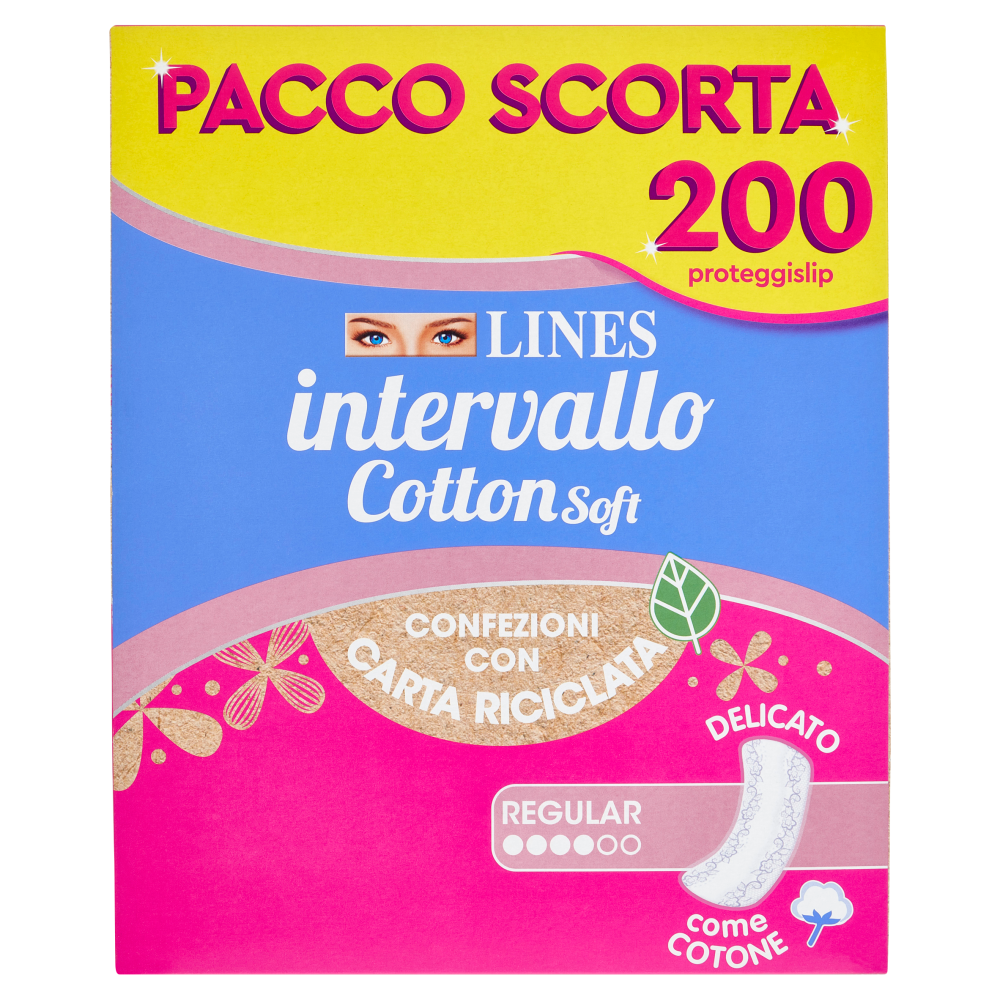 Lines intervallo Cotton Soft Regular 200 pz