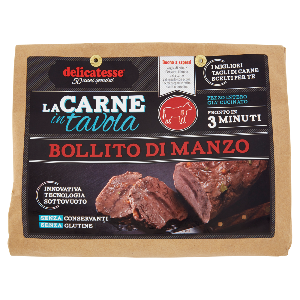 delicatesse La Carne in tavola Bollito di Manzo 500 g