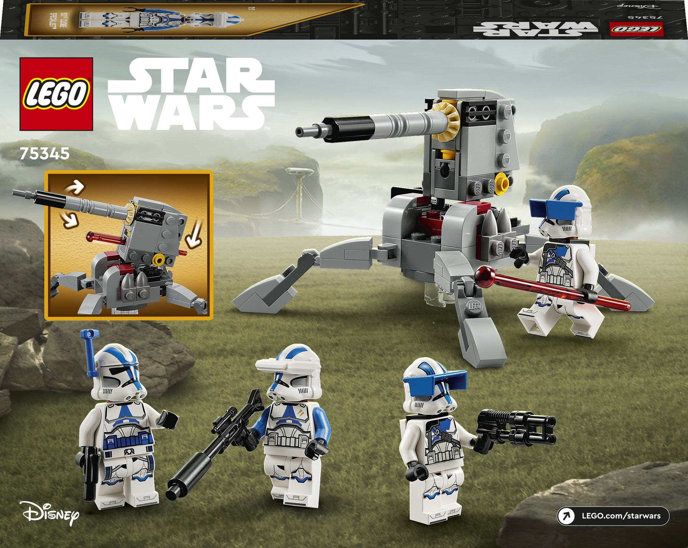 LEGO Star Wars Battle Pack Clone Troopers&trade; Legione 501