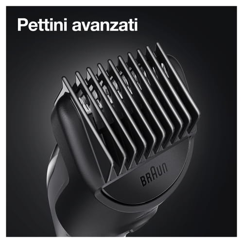 Braun All-in-one Rifinitore Tutto-In-Uno 3 MGK3320 Regolabarba Uomo 6-In-1, Tagliacapelli, Per Viso, Capelli