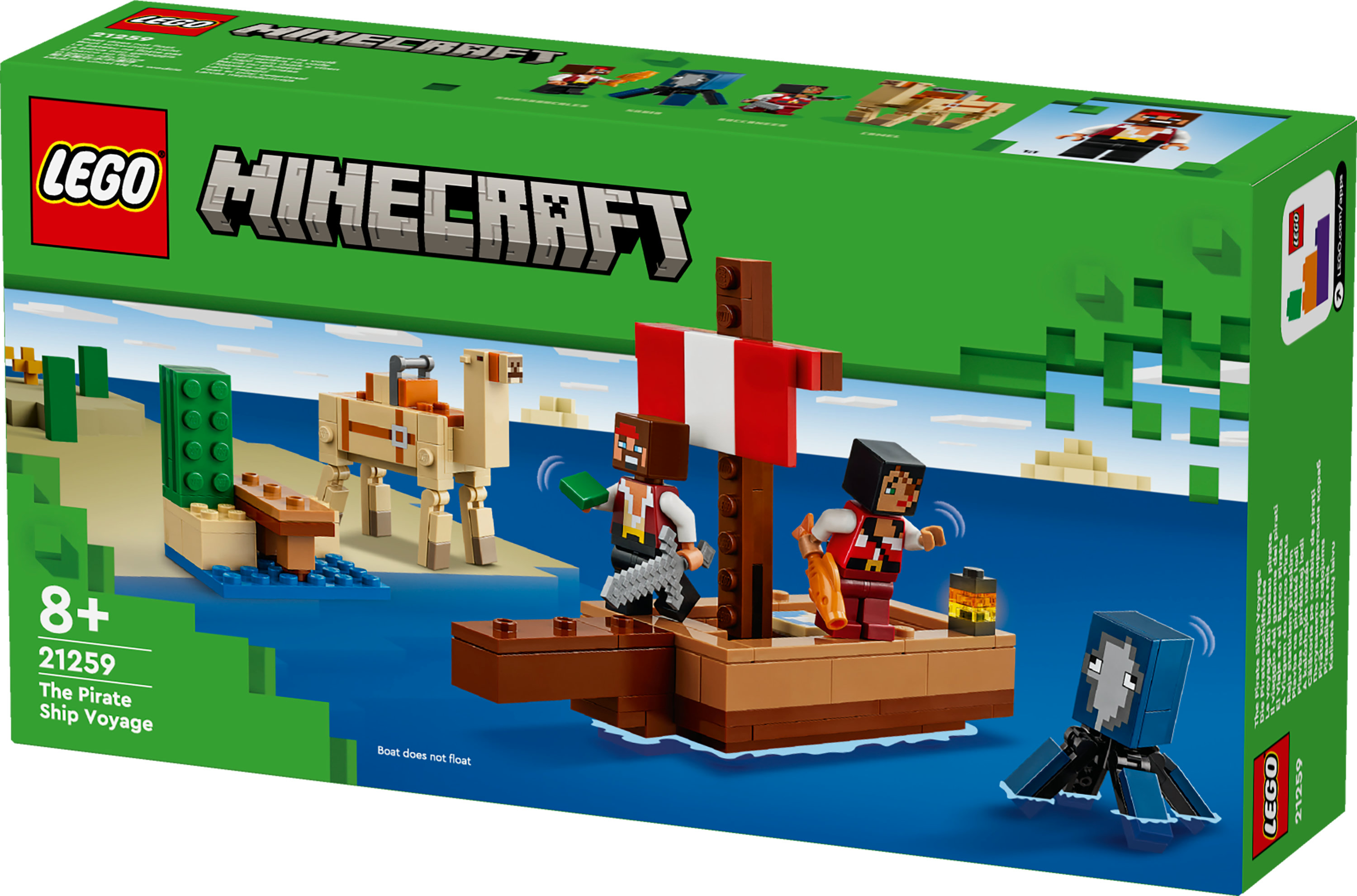 LEGO Minecraft Il viaggio del galeone dei pirati
