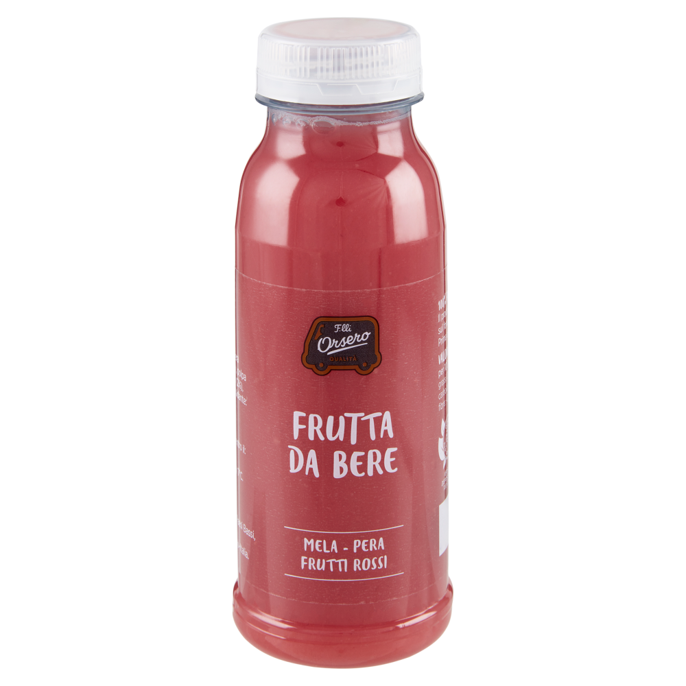 F.lli Orsero Frutta da Bere Mela - Pera Frutti Rossi 250 ml