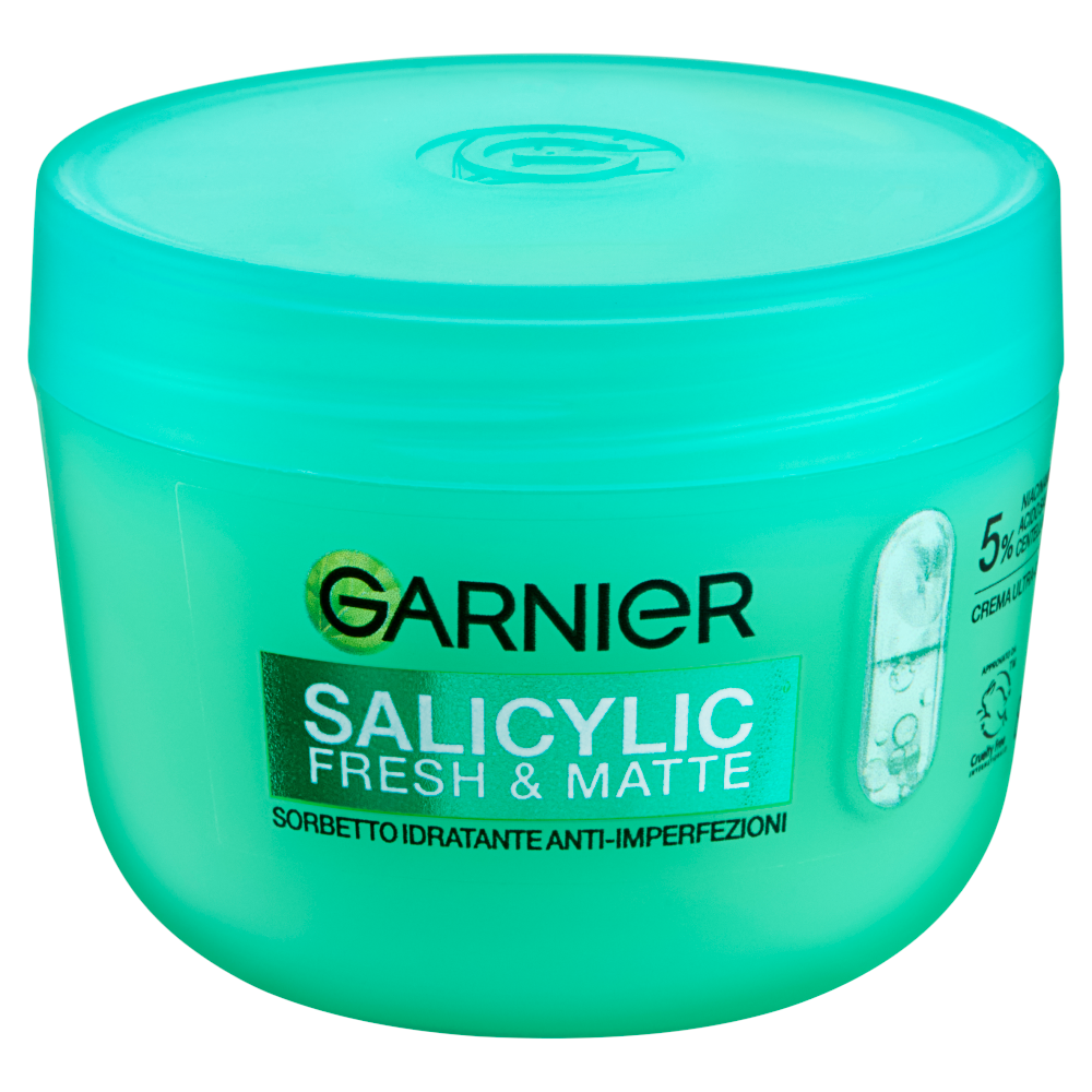 Garnier Salicylic Fresh & Matte Sorbetto Idratante Anti-Imperfezioni 85 ml