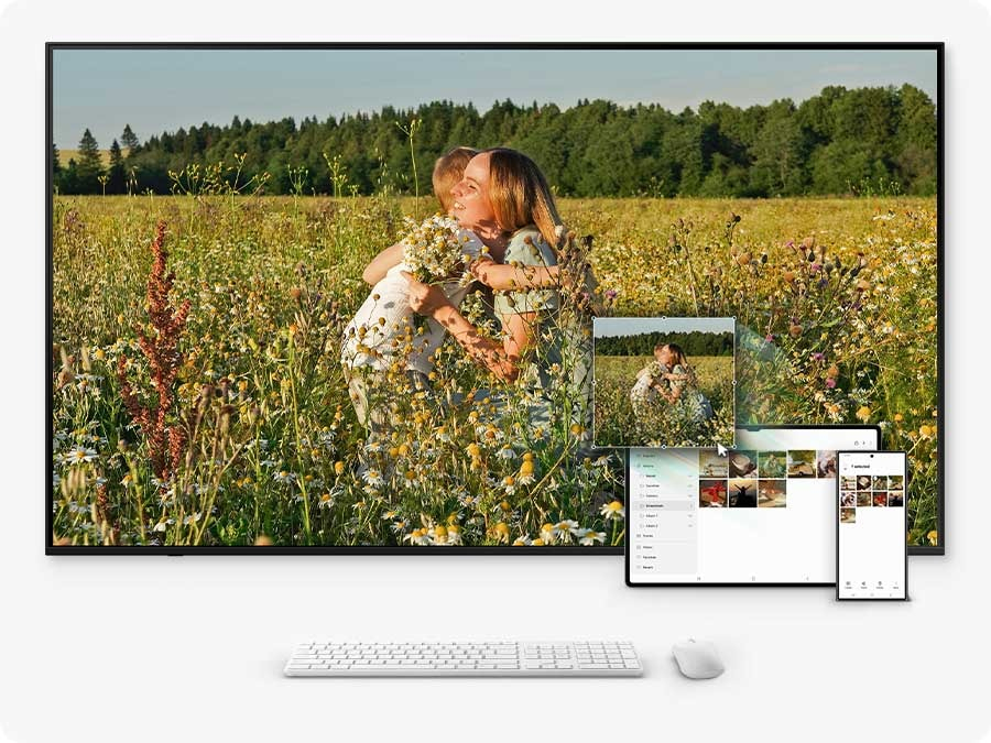 Samsung Crystal UHD 65" UE65U7000FUXZT 4K, Processore Crystal 4K, HDR, Smart Experience, OTS Lite & Adaptive Sound, Metal Stream Design, Smart TV, 2025